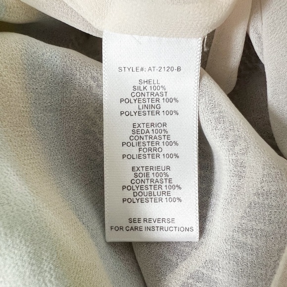 Silk Flowy Tank - Aryn K. Women's Size Medium - Picture 3 of 16